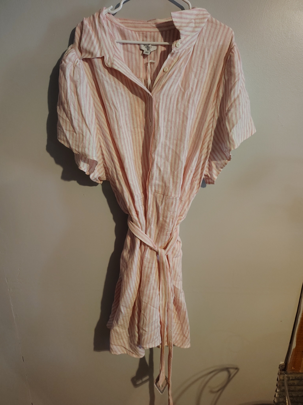 Alexis Pink and White Striped Dress